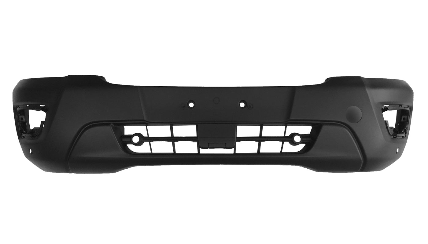 Paraurti Anteriore Nero Con Parkassist E Angolo Morto (4 Portasensori) Con Tappo Gancio Traino - Ford - Transit 2019 - OE 2404373 - Carrozzeria Truck