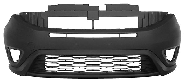 Paraurti Anteriore Nero Con Tappo Gancio Traino - Fiat - Doblo 2015 - OE 735615285 - 735615286 - Carrozzeria Truck