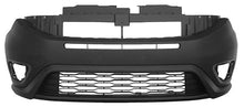 Paraurti Anteriore Nero Con Tappo Gancio Traino - Fiat - Doblo 2015 - OE 735615285 - 735615286 - Carrozzeria Truck