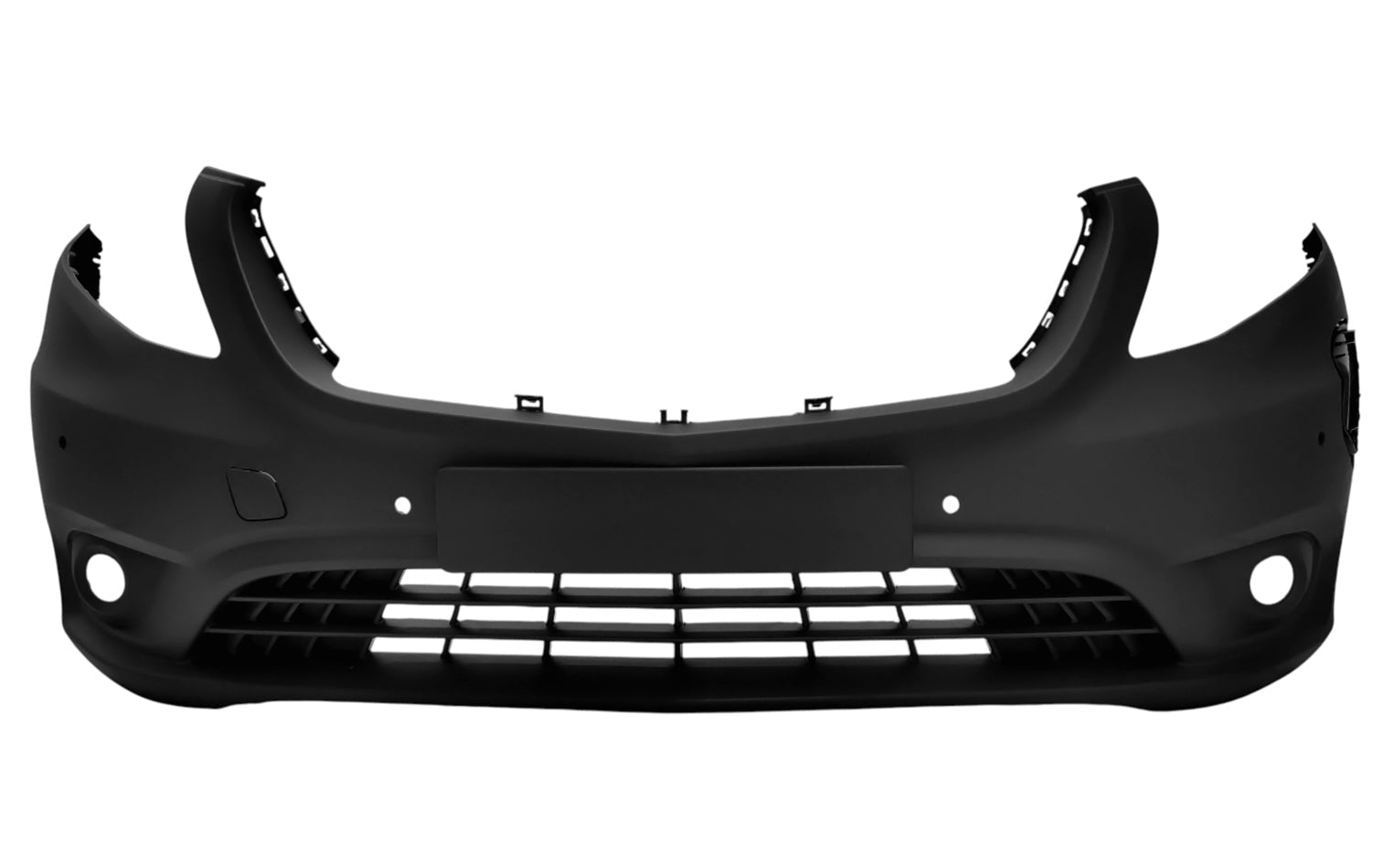Paraurti Anteriore Primer Con Fendinebbia E Park Assist (6 Portasensori), Con Tappo Gancio Traino, Con Predisposizone Alla Ricarica Elettrica - Mercedes - E - Vito 2018 - OE A44788070039999 - Carrozzeria Truck