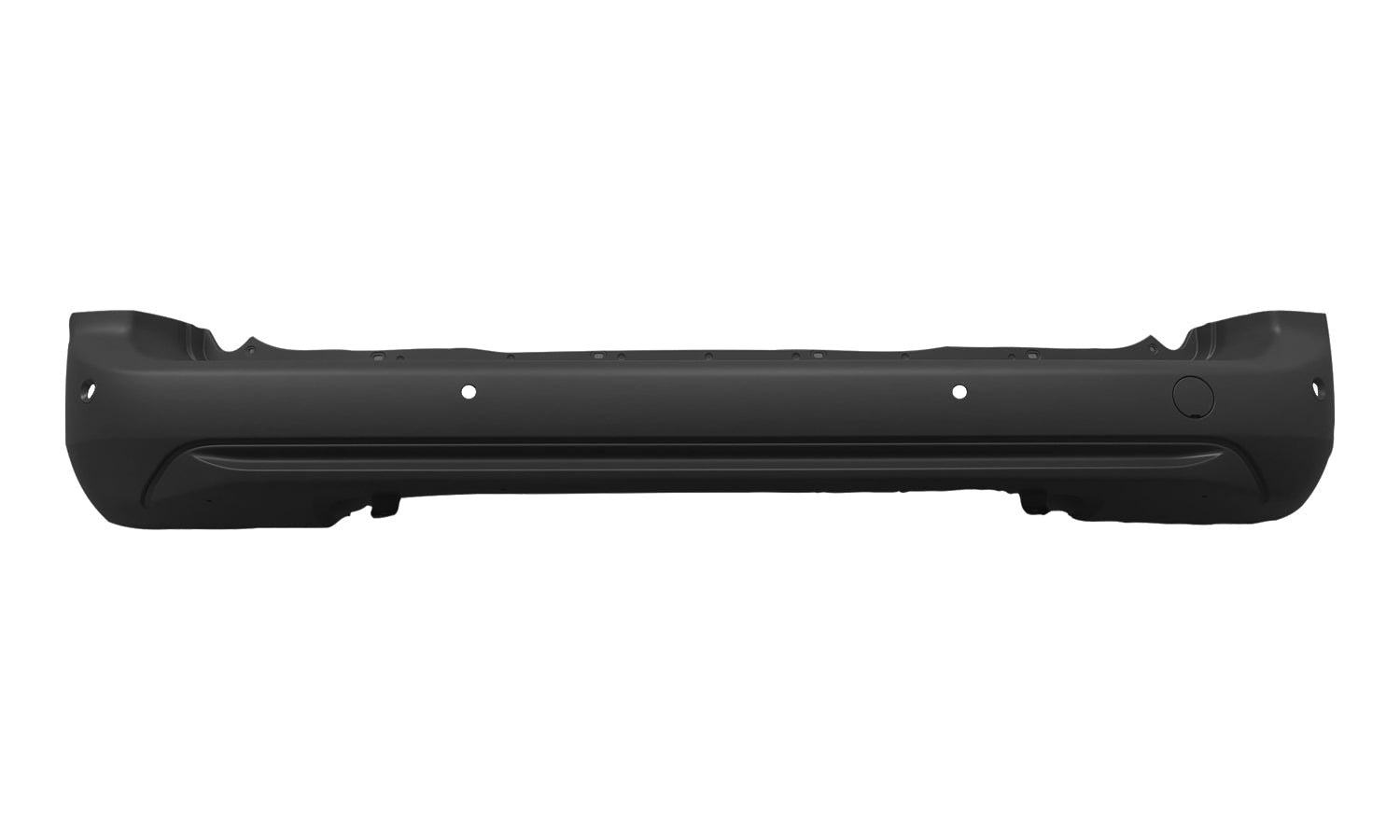 Paraurti Posteriore Centrale Nero Con Parkassist E Angolo Morto (6 Portasensori) Con Tappo Gancio Traino - Fiat - Doblo 2022 - OE 1633557380 - 39165982 - SU001A8801 - Carrozzeria Truck