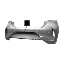 Paraurti Posteriore Con Primer - Con 4 Fori Sensori & Foro Telecamera Mod. Gs Line 2019 - Opel - Corsa F 2019 - OE 166335781T - Carrozzeria Truck