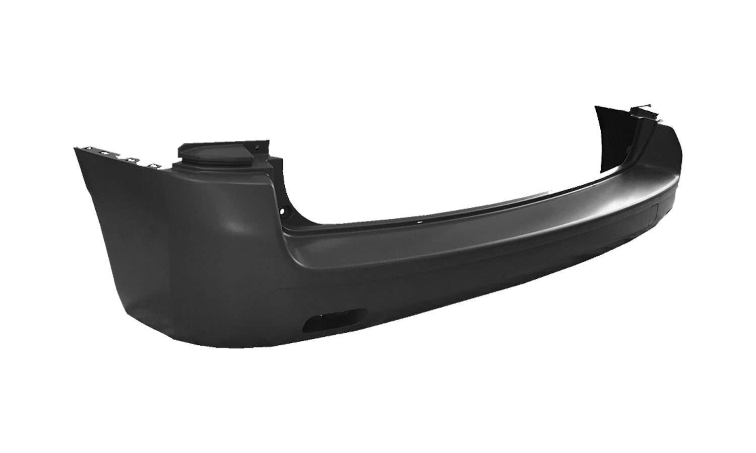 Paraurti Posteriore Nero Passo Corto Con 6 Tracce Sensori Con Tappo Gancio Traino - Peugeot - Expert 2016 - OE 1614328080 - SU001A3231 - 155254031 - Carrozzeria Truck
