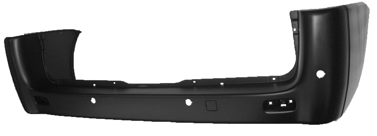 Paraurti Posteriore Nero Passo Lungo Con Fori Parkassist - Fiat - Scudo 2006 - OE 1400110878 - 7410AY - Carrozzeria Truck