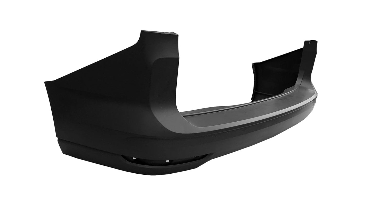 Paraurti Posteriore Nero Passo Lungo Con Tappo Gancio Traino 6 Tracce Sensori - Volkswagen - Caddy 2020 - OE 2K7807417C9B9 - Carrozzeria Truck