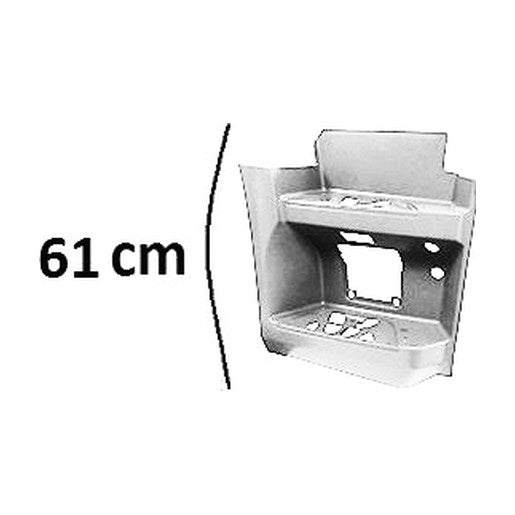 Pedana Destra Cabina Stretta Alta Smalto Bianco Db9147 - Mercedes - Actros MP5 - OE A9616663301 - A9616662503 - 9616663301 - 9616662503 - Carrozzeria Truck