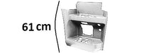 Pedana Destra Cabina Stretta Alta Smalto Bianco Db9147 - Mercedes - Actros MP5 - OE A9616663301 - A9616662503 - 9616663301 - 9616662503 - Carrozzeria Truck