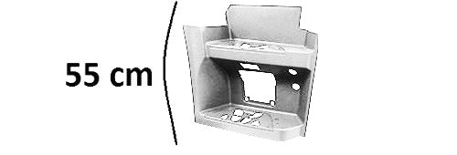 Pedana Destra Cabina Stretta Bassa Smalto Bianco Db9147 - Mercedes - Actros MP5 - OE A9606662603 - A9606663902 - 9606662603 - 9606663902 - Carrozzeria Truck