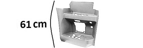 Pedana Destra Con Primer Cabina Stretta Alta - Mercedes - Actros MP4 Cabina Stretta - OE A96166633019135 - A9616663301 - A96166625039135 - A9616662503 - 96166633019135 - 9616663301 - 96166625039135 - 9616662503 - Carrozzeria Truck