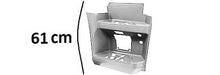 Pedana Destra Con Primer Cabina Stretta Alta - Mercedes - Actros MP5 - OE A96166633019135 - A9616663301 - A96166625039135 - A9616662503 - 96166633019135 - 9616663301 - 96166625039135 - 9616662503 - Carrozzeria Truck