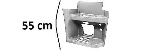 Pedana Destra Con Primer Cabina Stretta Bassa - Mercedes - Actros MP4 Cabina Stretta - OE A96066626039135 - A96066639029135 - 96066626039135 - 96066639029135 - Carrozzeria Truck