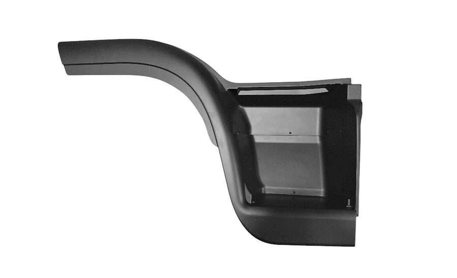 Pedana Destra Con Profilo Passaruota Grigia - Iveco - Eurocargo Tector 130E24/180E28 - OE 504054940 - 504059309 - Carrozzeria Truck