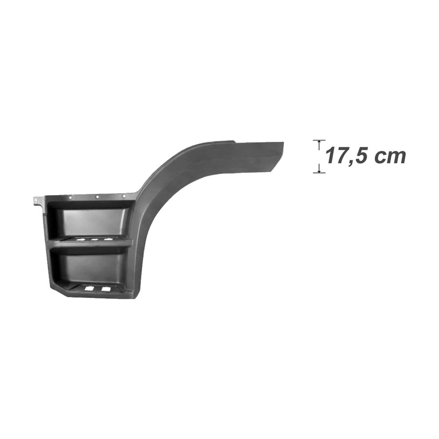 Pedana Parafango Sinistra Aletta H17,5cm - Mercedes - Atego Euro 6 - OE 96766608017277 - Carrozzeria Truck