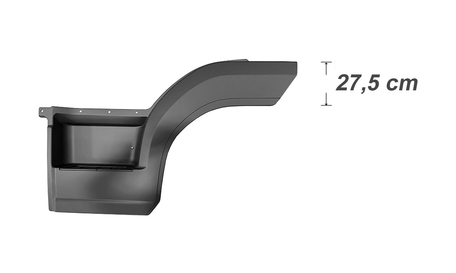 Pedana Parafango Sinistro Aletta H27,5Cm - Mercedes - Atego Euro 6 - OE 96766606017277 - Carrozzeria Truck