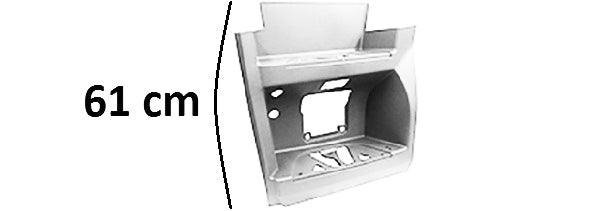 Pedana Sinistra Cabina Larga Alta Smalto Bianco Db9147 - Mercedes - Actros MP4 Cabina Larga - OE A9606661703 - A9616661601 - 9606661703 - 9616661601 - Carrozzeria Truck
