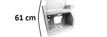 Pedana Sinistra Cabina Larga Alta Smalto Bianco Db9147 - Mercedes - Actros MP4 Cabina Larga - OE A9606661703 - A9616661601 - 9606661703 - 9616661601 - Carrozzeria Truck