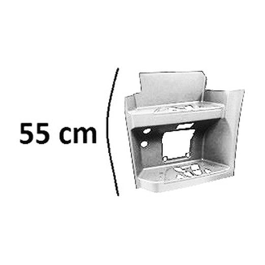 Pedana Sinistra Cabina Stretta Bassa Smalto Bianco Db9147 - Mercedes - Actros MP5 - OE A9606662403 - A9606663702 - Carrozzeria Truck