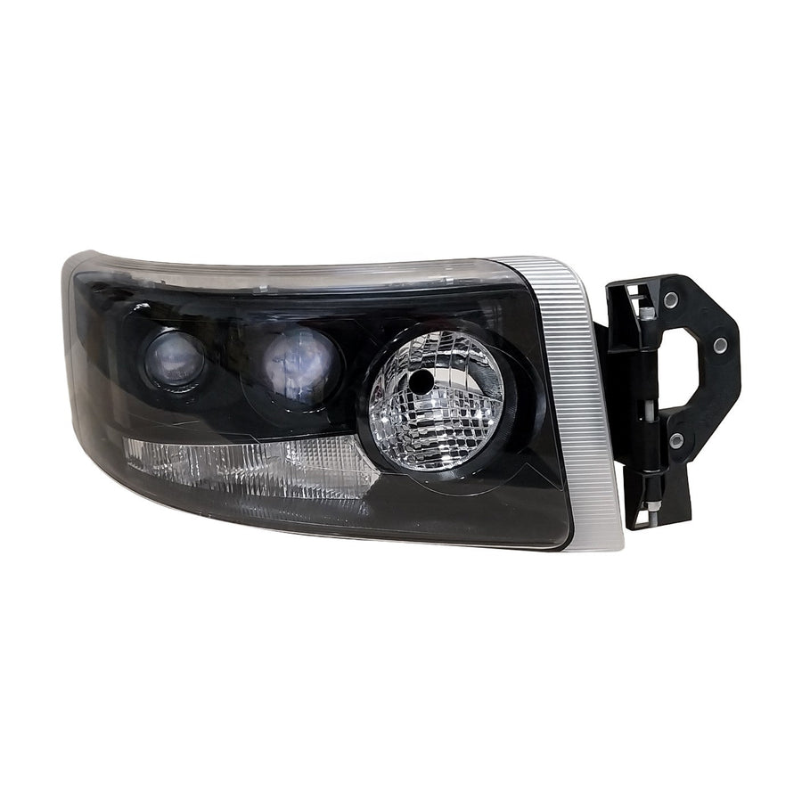 Proiettore Destro Elettrico Nero (H3-H7-H15-Py21W-W5W-Tipo He) - Renault - Nuovo Premium - OE 7421554747 - Carrozzeria Truck