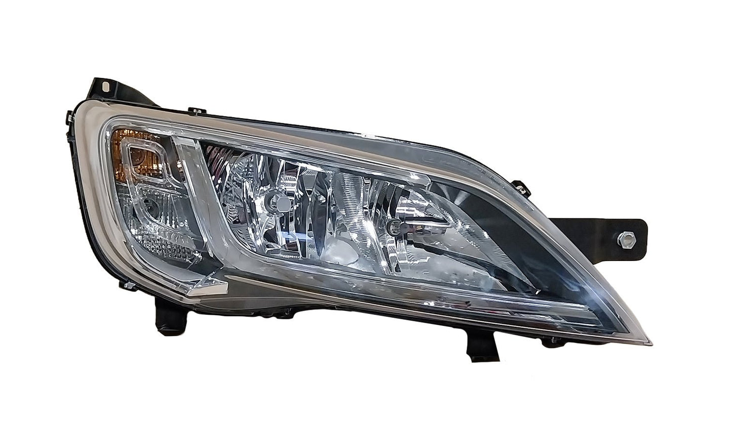 Proiettore Destro H7+H7 Con Motore Elettrico Cromato - Fiat - Ducato 2014 - OE 46862282 - 1682746680 - 1394418080 - 1635075980 - 1612040980 - 1374292080 - Carrozzeria Truck