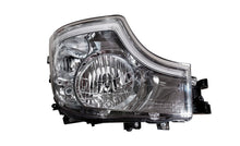 Proiettore Destro Manuale Alogeno - Led 24V Con Porta Lampada - Senza Lampadina (H7 - H1 - Led - Py21W) Con Luci Diurne Led - Connettore Rettangolare Posteriore Centrale Sinistro 6 Pin Senza Centralina - Mercedes - Actros MP4 Cabina Larga - OE A9618205139 - Carrozzeria Truck