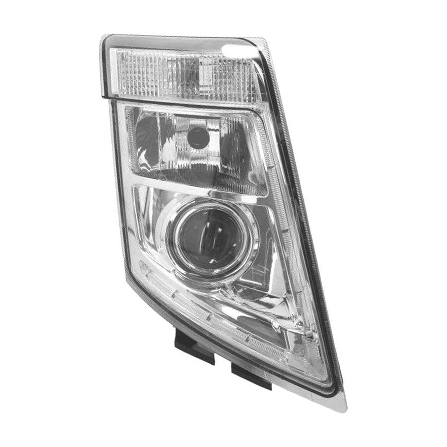 Proiettore Destro Manuale Base Cromata Senza Lampadina (H7-Py21W-Led) - Volvo - FH3 - OE 82304585 - 21123589 - Carrozzeria Truck