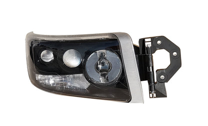 Proiettore Destro Manuale Con Fendinebbia Alogeno 24V Con Portalampada Senza Lampadina (H7 - H1 - H3 - W5W - Py21W) Connettore Rotondo Posteriore Laterale Sinistro 6 Pin - Renault - Nuovo Premium - OE 5010578478 - Carrozzeria Truck