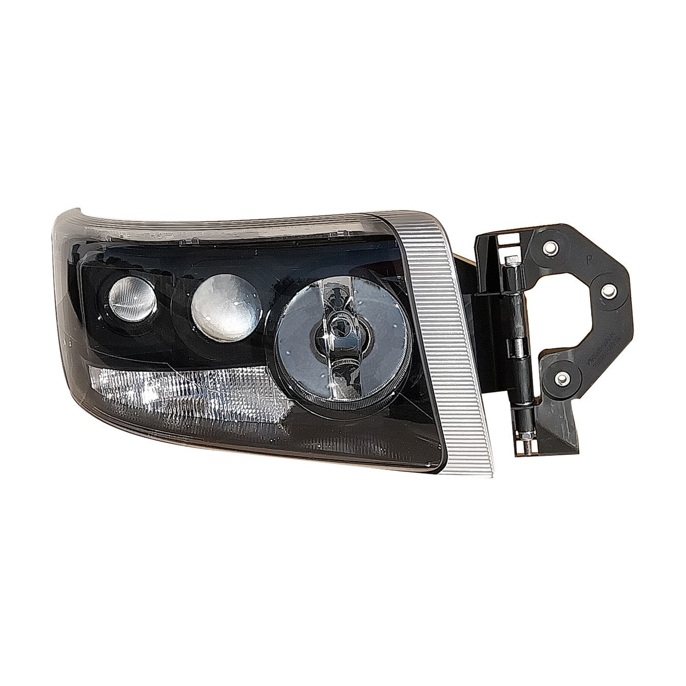 Proiettore Destro Manuale Con Fendinebbia Alogeno 24V Con Portalampada Senza Lampadina (H7 - H1 - H3 - W5W - Py21W) Connettore Rotondo Posteriore Laterale Sinistro 6 Pin - Renault - Nuovo Premium - OE 5010578478 - Carrozzeria Truck