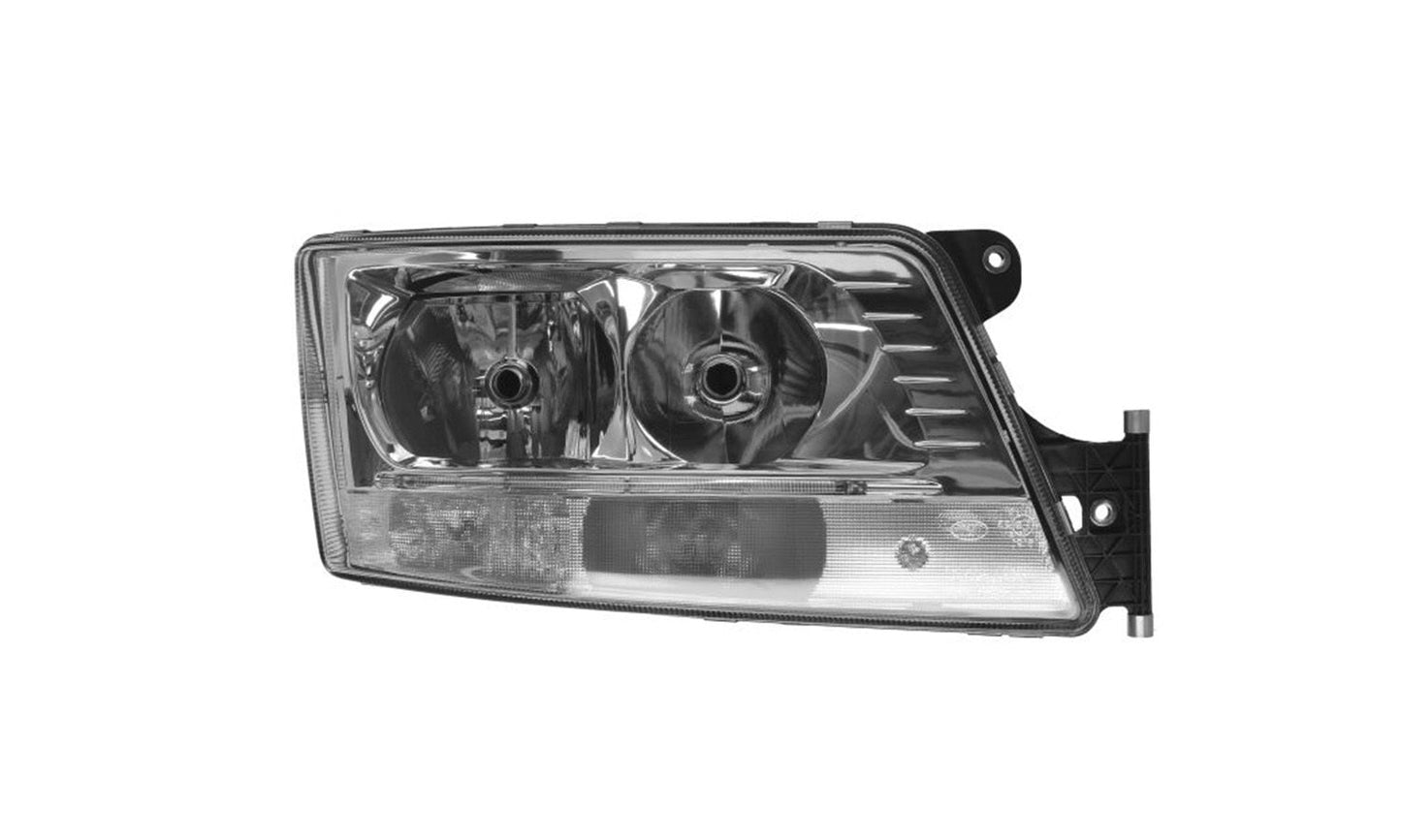 Proiettore Destro Manuale Con Led Parking Con Luce Diurna Senza Lampadinina (H7 - H7 - Led) - Man - TGS - OE 81251016500 - 81251016662 - Carrozzeria Truck