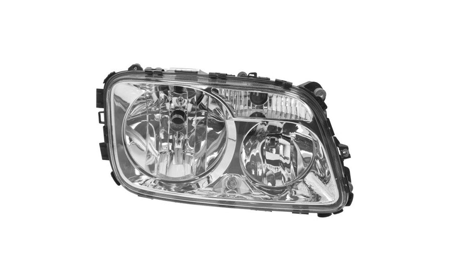 Proiettore Destro Manuale - Elettrico Senza Lampadina (H7 - H1 - Py21W - W5W) - Mercedes - Actros MP3 - OE 9438201561 - 9438201761 - A9438201561 - A9438201761 - 9438206661 - 9438206461 - Carrozzeria Truck