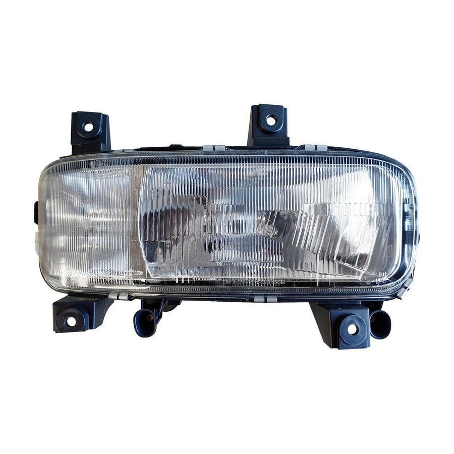 Proiettore Destro Manuale/Elettrico Alogeno 24V Con Porta Lampada Senza Lampadina (H4 - H1 - W5W) Connettore Rotondo Posteriore Centrale Sinistro 7 Pin - Senza Motorino - Mercedes - Atego 1a serie - OE 9738200661 - Carrozzeria Truck
