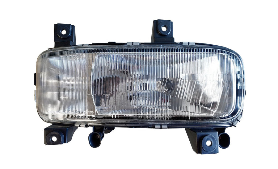 Proiettore Destro Manuale/Elettrico Alogeno 24V Con Porta Lampada Senza Lampadina (H4 - H1 - W5W) Connettore Rotondo Posteriore Centrale Sinistro 7 Pin - Senza Motorino - Mercedes - Atego 1a serie - OE 9738200661 - Carrozzeria Truck