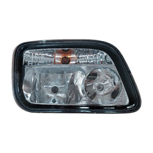 Proiettore Destro Manuale/Elettrico Alogeno 24V Con Portalampada Con Lampadina (H7 - H1 - W5W - Py21W) Connettore Rotondo Posteriore Centrale 7 Pin - Senza Motorino - Mercedes - Actros MP2 - OE 9438200461 - Carrozzeria Truck