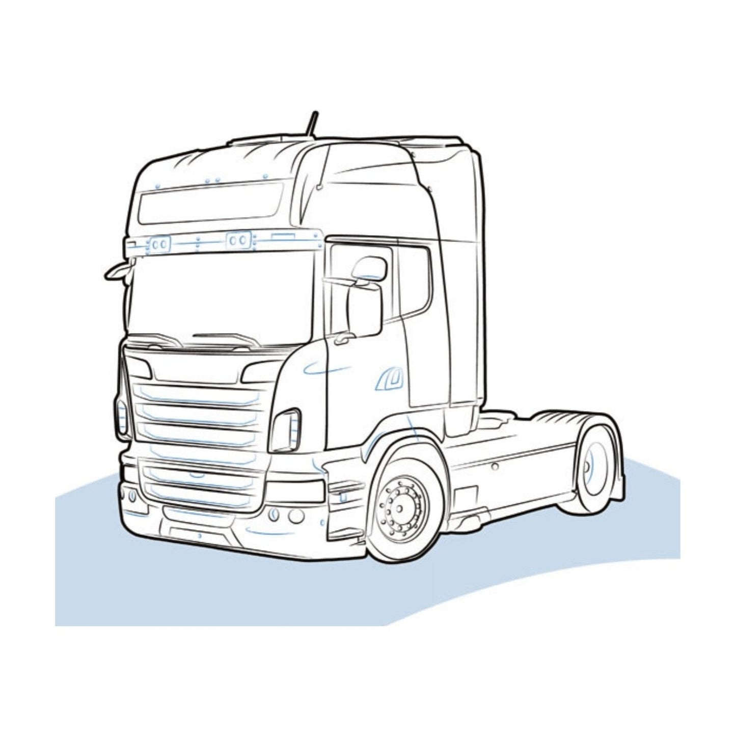 PROIETTORE DX SCANIA R 2010 | PGR - 2241829 - Carrozzeria Truck