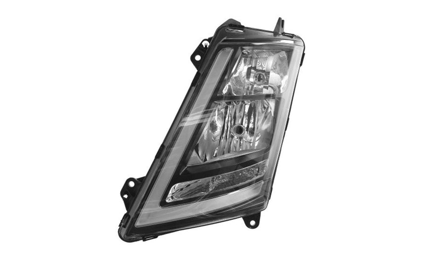 Proiettore Sinistro Elettrico Con Motore Base Nera Senza Lampadina - Volvo - FH4 - OE 21608667 - 22239234 - Carrozzeria Truck