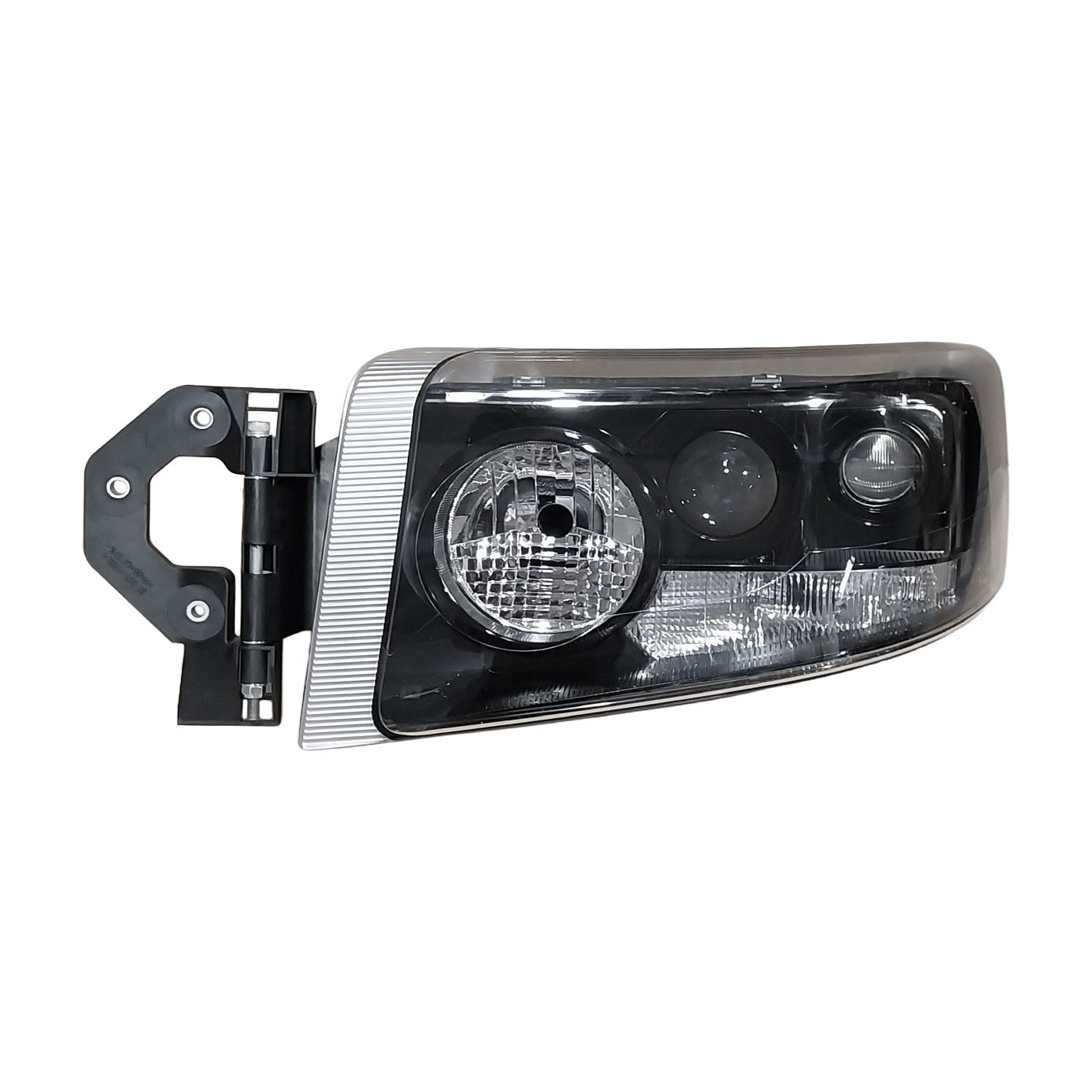Proiettore Sinistro Elettrico Nero (H3-H7-H15-Py21W-W5W-Tipo He) - Renault - Nuovo Premium - OE 7421554745 - Carrozzeria Truck