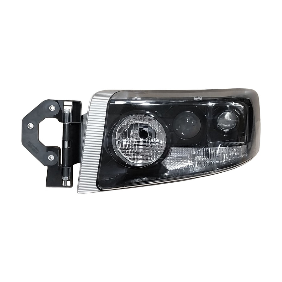 Proiettore Sinistro Elettrico Nero (H3-H7-H15-Py21W-W5W-Tipo He) - Renault - Nuovo Premium - OE 7421554745 - Carrozzeria Truck