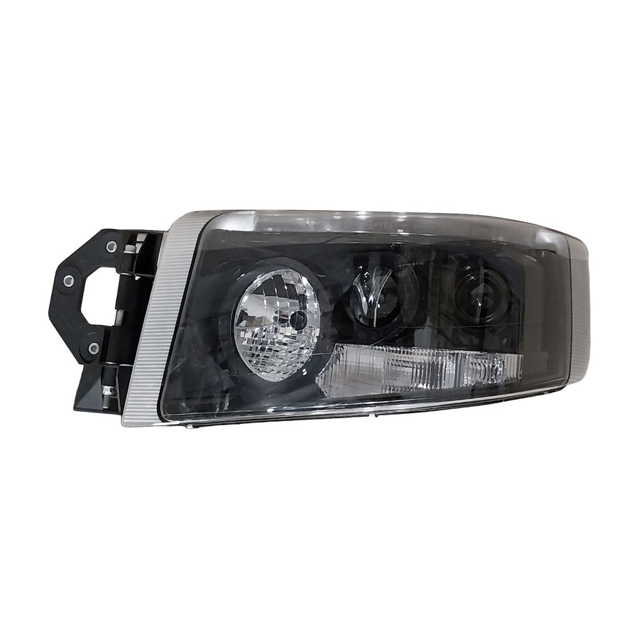 Proiettore Sinistro Elettrico Nero (H7-H15-Py21W-W5W-Tipo He) - Renault - Nuovo Premium - OE 7421554749 - Carrozzeria Truck