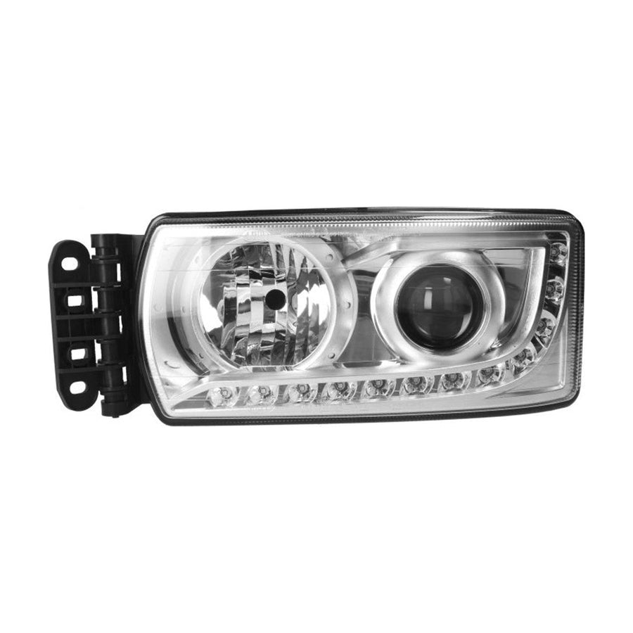 Proiettore Sinistro Elettrico Senza Motore Con Centralina Senza Lampadina (H7-H7-Led) - Iveco - Stralis 2013 - OE 5801745445 - Carrozzeria Truck