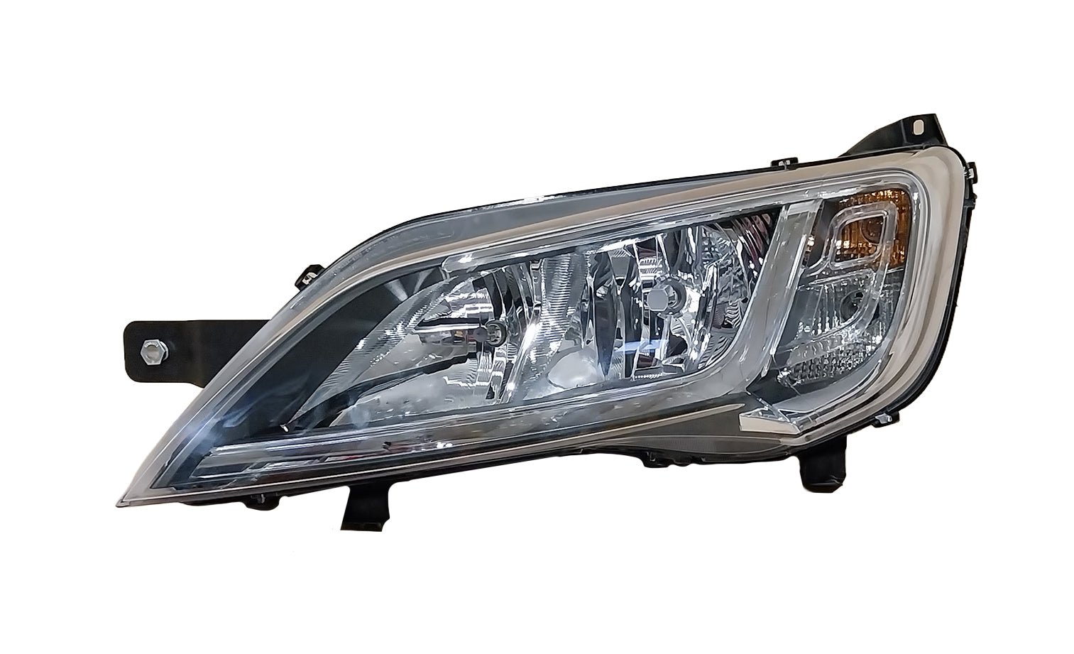 Proiettore Sinistro H7+H7 Con Motore Elettrico Cromato - Fiat - Ducato 2014 - OE 46862290 - 1394426080 - 1631998080 - 1612041780 - 1374296080 - Carrozzeria Truck