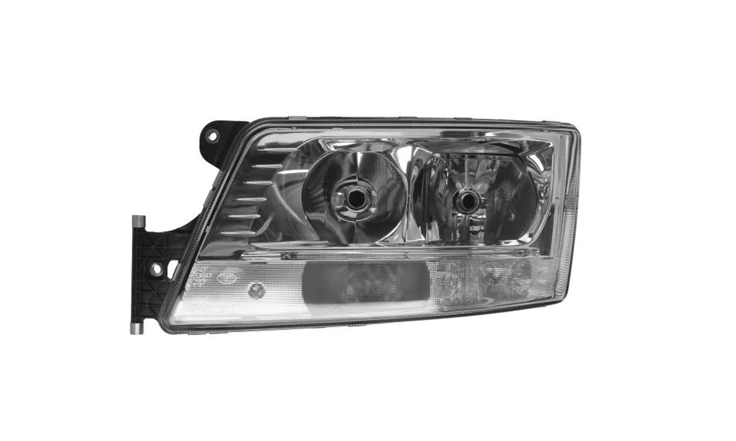 Proiettore Sinistro Manuale Con Led Parking Con Luce Diurna Senza Lampadina (H7 - H7 - Led) - Man - TGX - OE 81251016501 - 81251016661 - Carrozzeria Truck