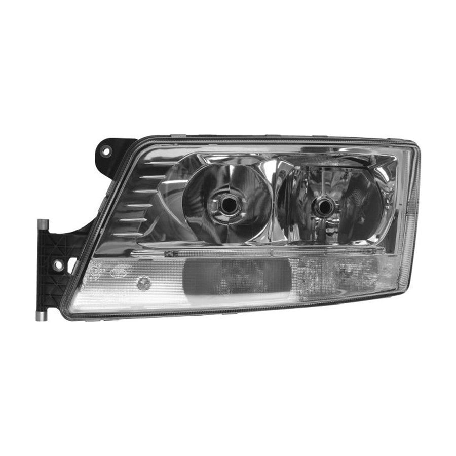 Proiettore Sinistro Manuale Con Led Parking Con Luce Diurna Senza Lampadina (H7-H7-Led) - Man - TGX - OE 81251016501 - 81251016661 - Carrozzeria Truck