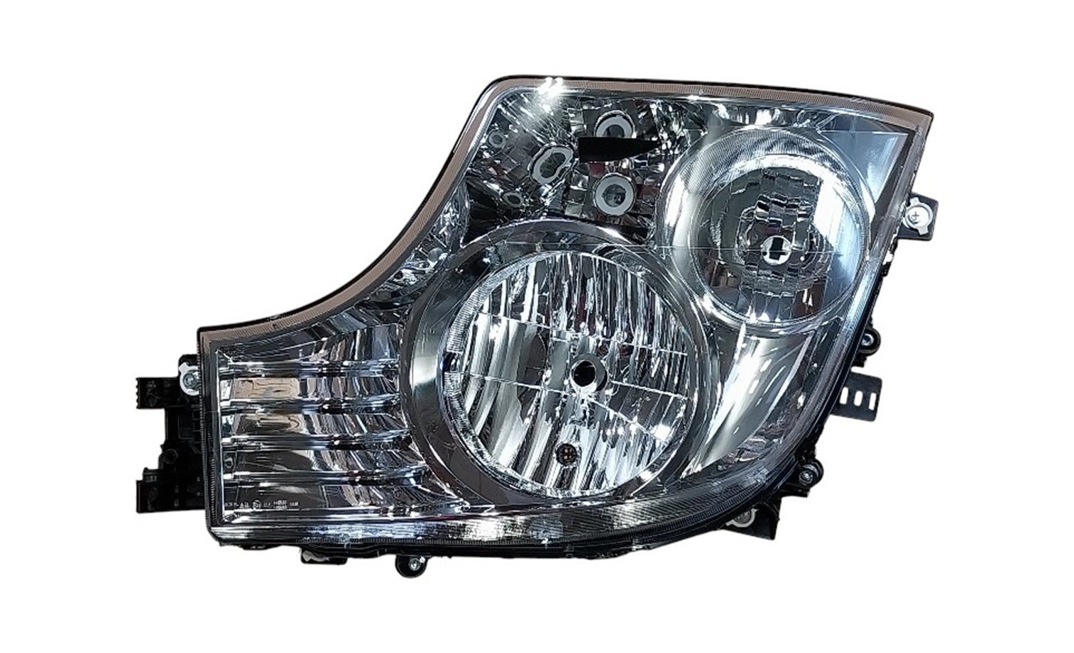 Proiettore Sinistro Manuale H7 - H1 - P21W - W5W Connettore 5 Pin Economy Quality - Mercedes - Actros MP4 Cabina Larga - OE 9608200239 - Carrozzeria Truck