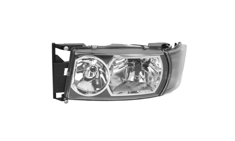 Proiettore Sinistro Manuale Luce Led Base Nera Senza Lampadina (D1R - H7) - Scania - Serie R2010 - OE 1934450 - Carrozzeria Truck