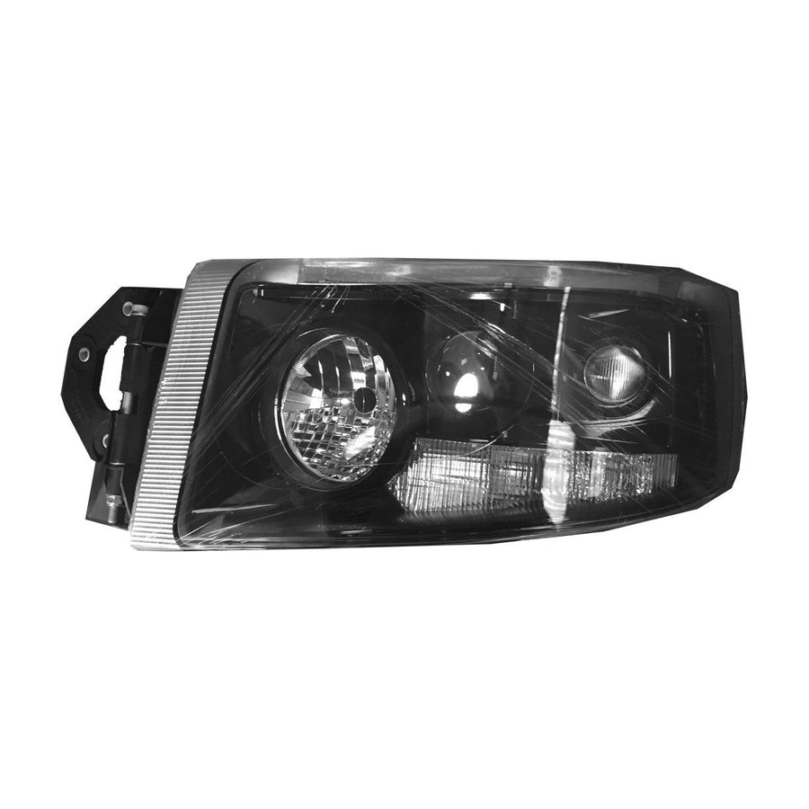 Proiettore Sinistro Manuale Nero (H3-H7-H15-Py21W-W5W-Tipo He) - Renault - Nuovo Premium - OE 7421554753 - Carrozzeria Truck
