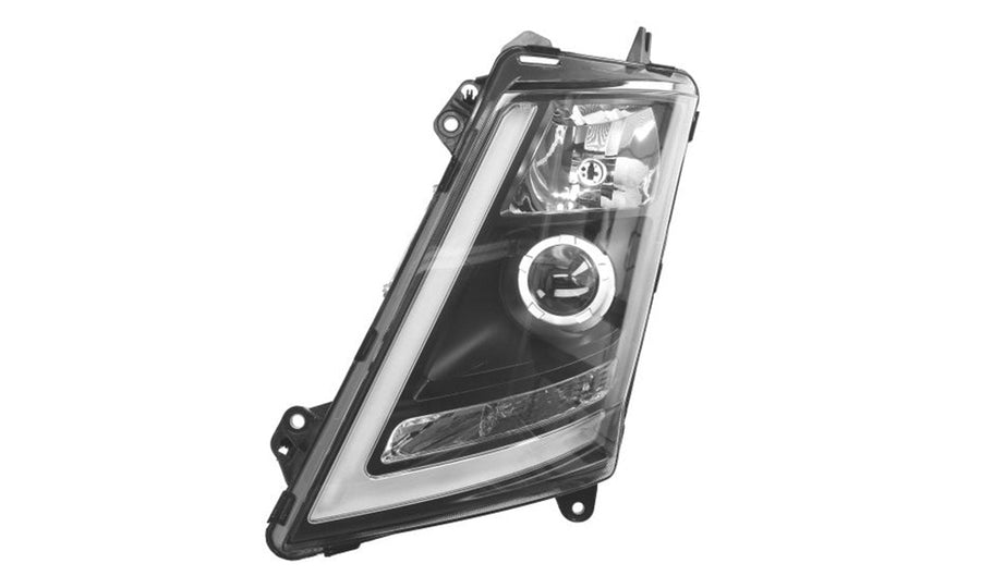 Proiettore Sinistro Manuale Xeno Base Nera Senza Lampadina (D1S - H1 - Led) - Volvo - FH4 - OE 22239250 - Carrozzeria Truck