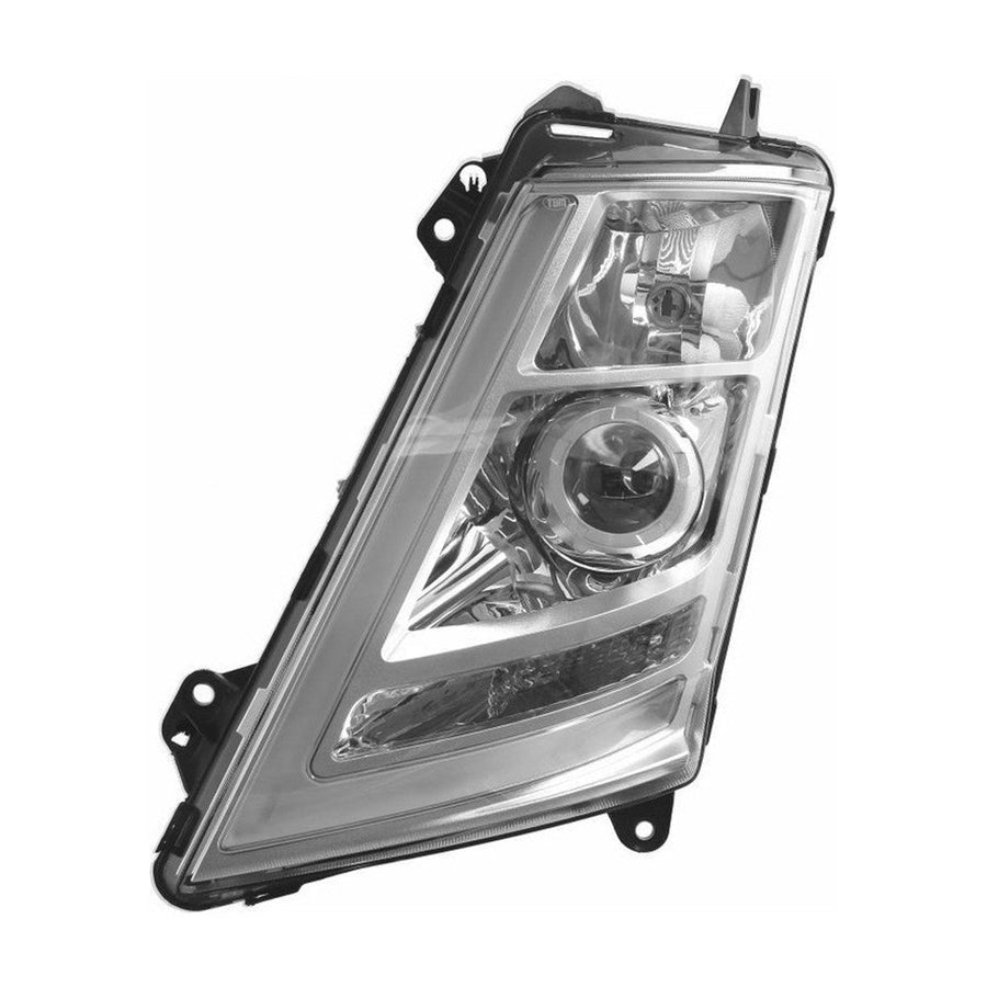 Proiettore Sinistro Manuale Xeno Con Ecu Base Cromata Senza Lampadina - Volvo - FH4 - OE 22239247 - 24159376 - Carrozzeria Truck