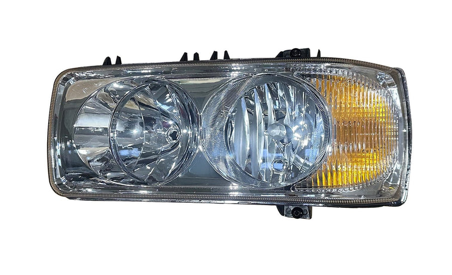 Proiettore Sinistro Manuale/Elettrico Alogeno 24 V Con Portalampada - Senza Lampadina (H7 - H1 - P21W - W5W) Connettore Rotondo Posteriore Centrale 5 Pin - Senza Motorino Economy Quality - Daf - XF 105 - OE 1699313 - 1641742 - 1641750 - 1699300 - 1743684 - Carrozzeria Truck