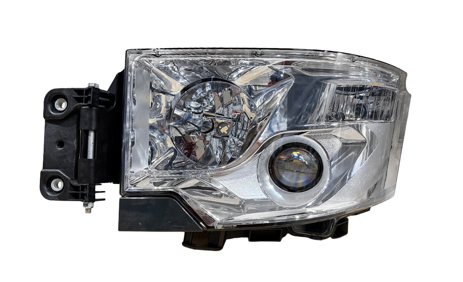 Proiettore Sinistro Manuale/Elettrico Alogeno 24 V Con Portalampada - Senza Lampadina (H7 - H1 - Py21W - W5W) Connettore Rettangolare Posteriore Centrale 6 Pin - Senza Motorino - Renault - Serie T - OE 7482622242 - 7482622242 - Carrozzeria Truck