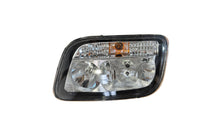 Proiettore Sinistro Manuale/Elettrico Alogeno 24V Con Portalampada Con Lampadina (H7 - H1 - W5W - Py21W) Connettore Rotondo Posteriore Centrale 7 Pin - Senza Motorino - Mercedes - Actros MP2 - OE 9438200361 - Carrozzeria Truck