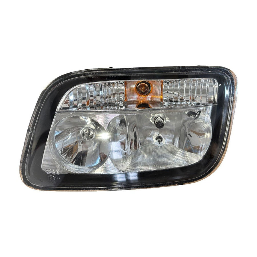 Proiettore Sinistro Manuale/Elettrico Alogeno 24V Con Portalampada Con Lampadina (H7 - H1 - W5W - Py21W) Connettore Rotondo Posteriore Centrale 7 Pin - Senza Motorino - Mercedes - Actros MP2 - OE 9438200361 - Carrozzeria Truck